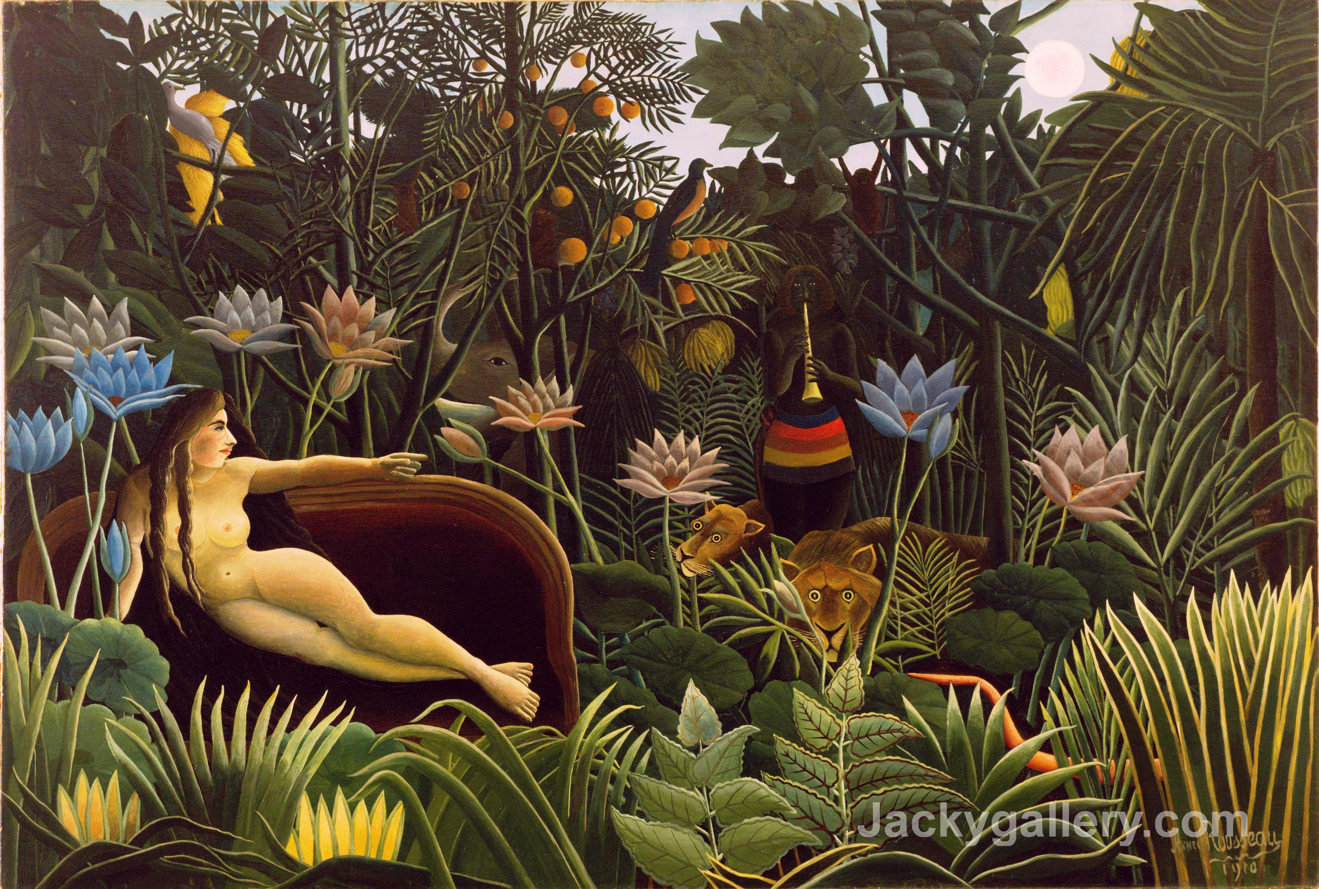 The dream by Henri Rousseau paintings reproduction